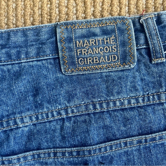 MARITHE FRANCOIS GIRBAUD Jean Shorts Blue Cotton Denim Jorts Men’s SZ 42 - Picture 3 of 16